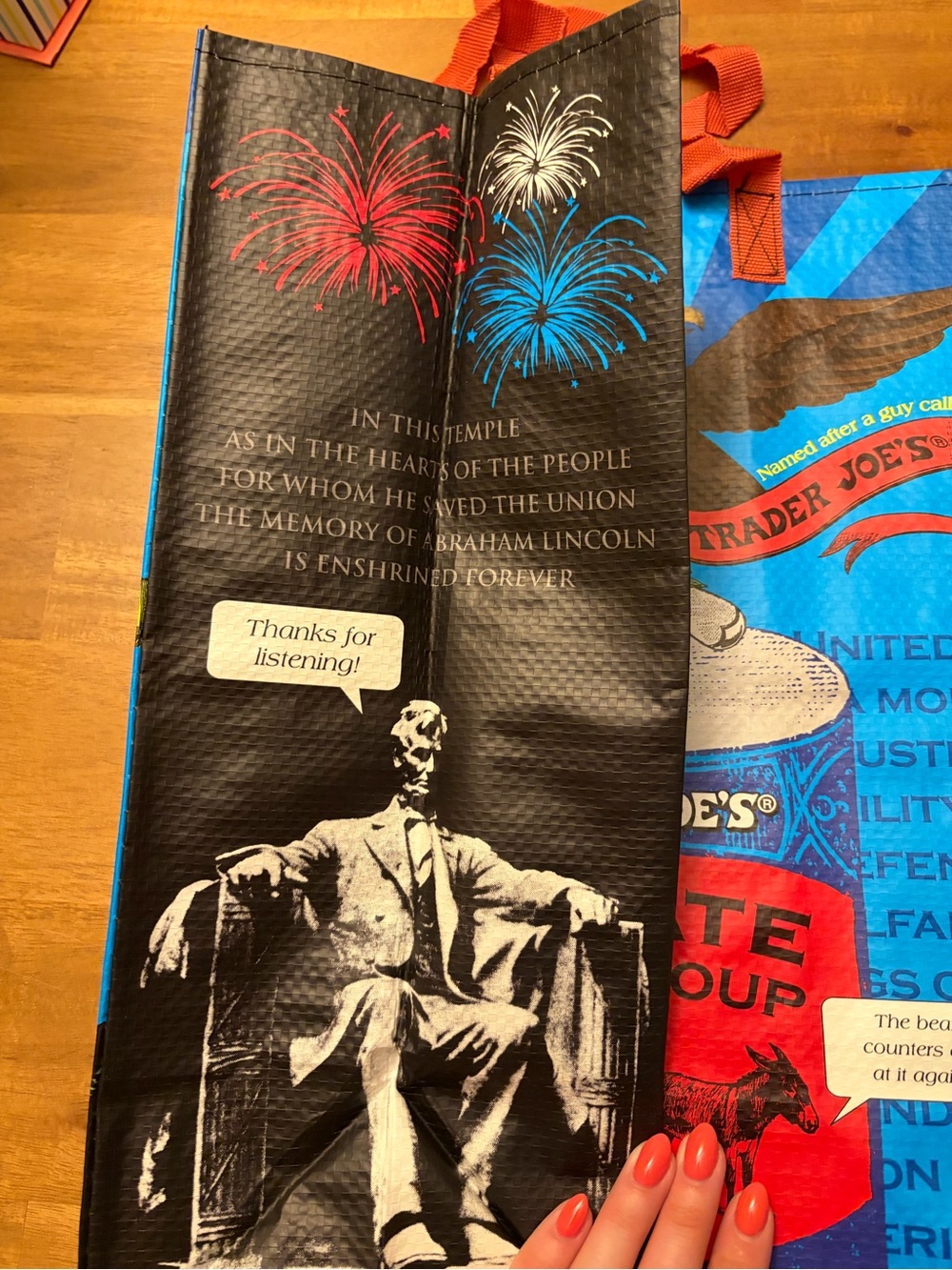 Trader Joe's Washington DC Reusable Grocery Tote - Picture 5 of 5